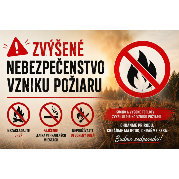 Čas zvýšeného nebezpečenstva vzniku požiaru