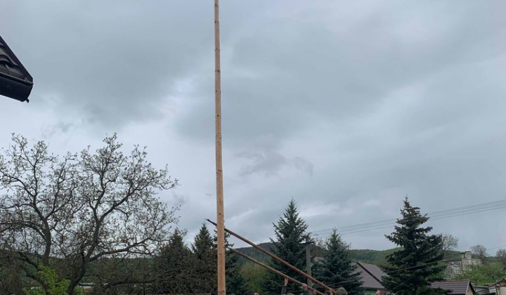 Stavanie mája 30.04.2019