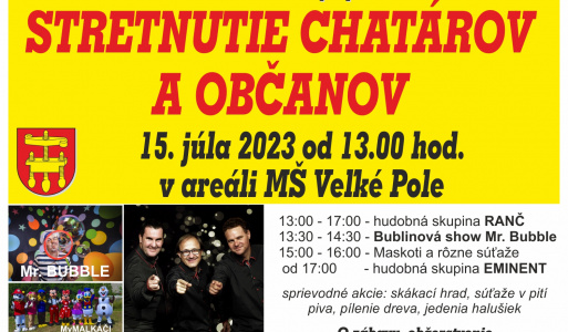 Stretnutie chatárov a občanov Veľkého Poľa 15.07.2023