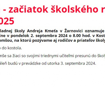 Aktuality / Škola volá  - slávnostné otvorenie šk.roku 2024/2025 - foto