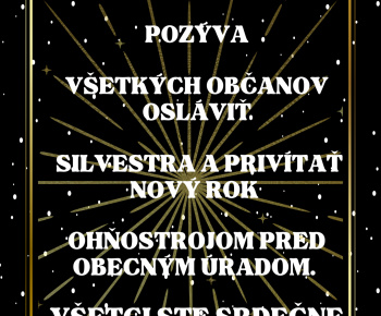 Aktuality / Silvester 2025 - foto