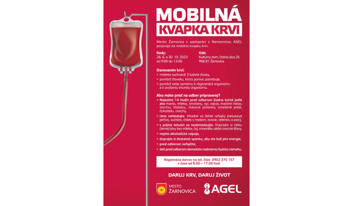 Mobilná kvapka krvi