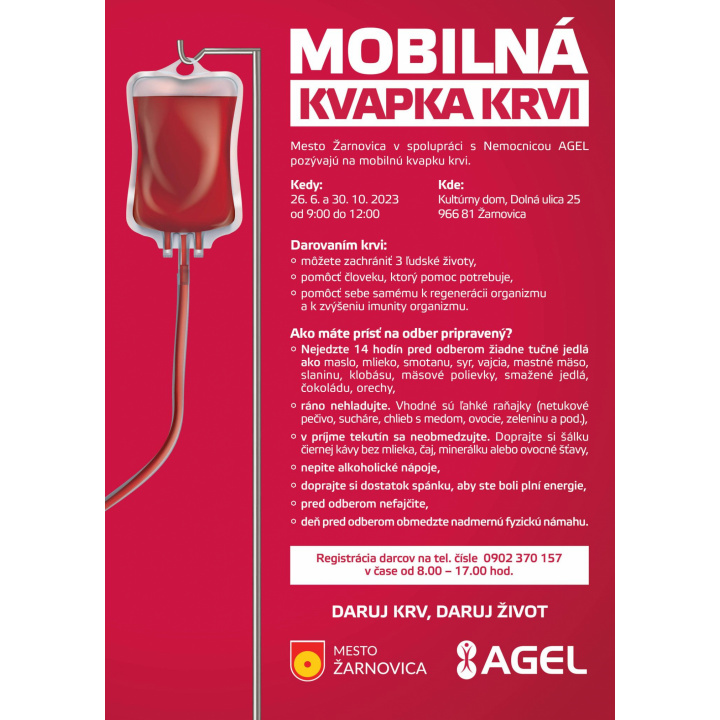 Mobilná kvapka krvi