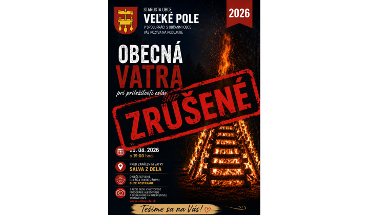 Vatra 2026-ZRUŠENÁ