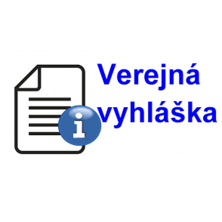 Verejná vyhláška