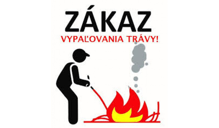 Zákaz vypaľovania trávy 